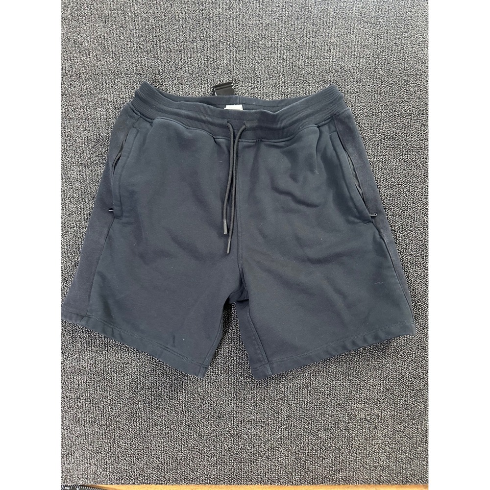 Fabletics Mens Go-To Black Athletic Shorts Zipper Pockets SO2044091-0001-15020 S